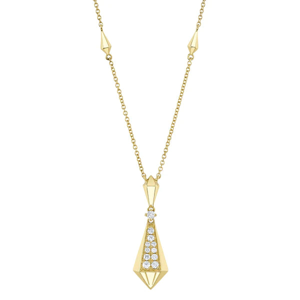 14K Gold Diamond Necklace