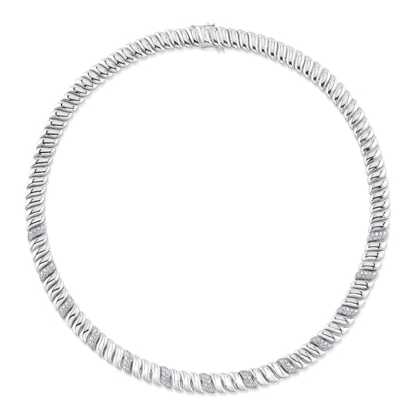 14K Gold Diamond San Marco Necklace