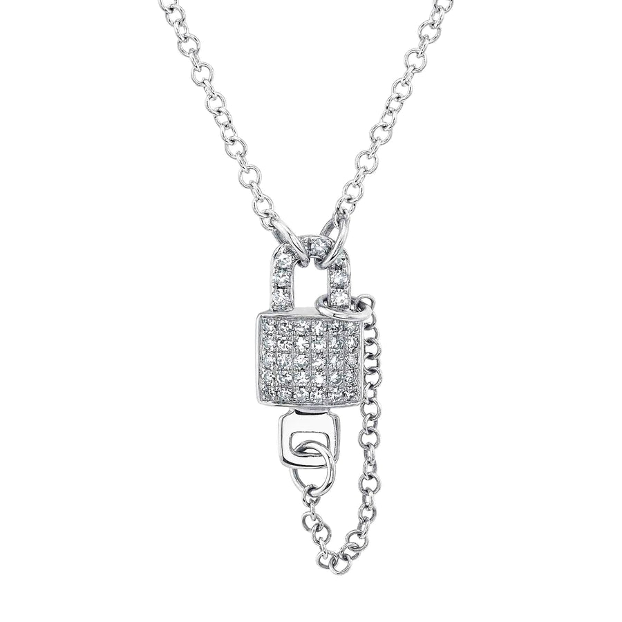 14K Gold .09CT Diamond Heart Love Necklace