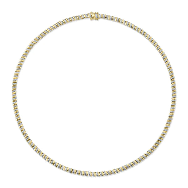 14K Gold Diamond Necklace
