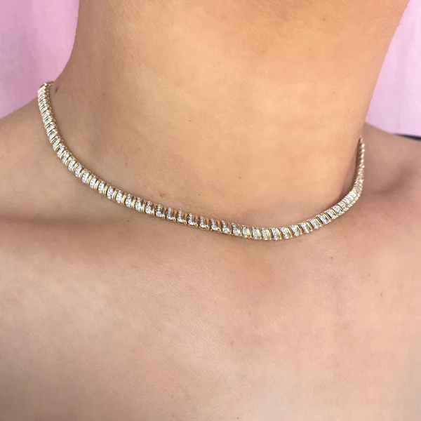 14K Gold Diamond Necklace