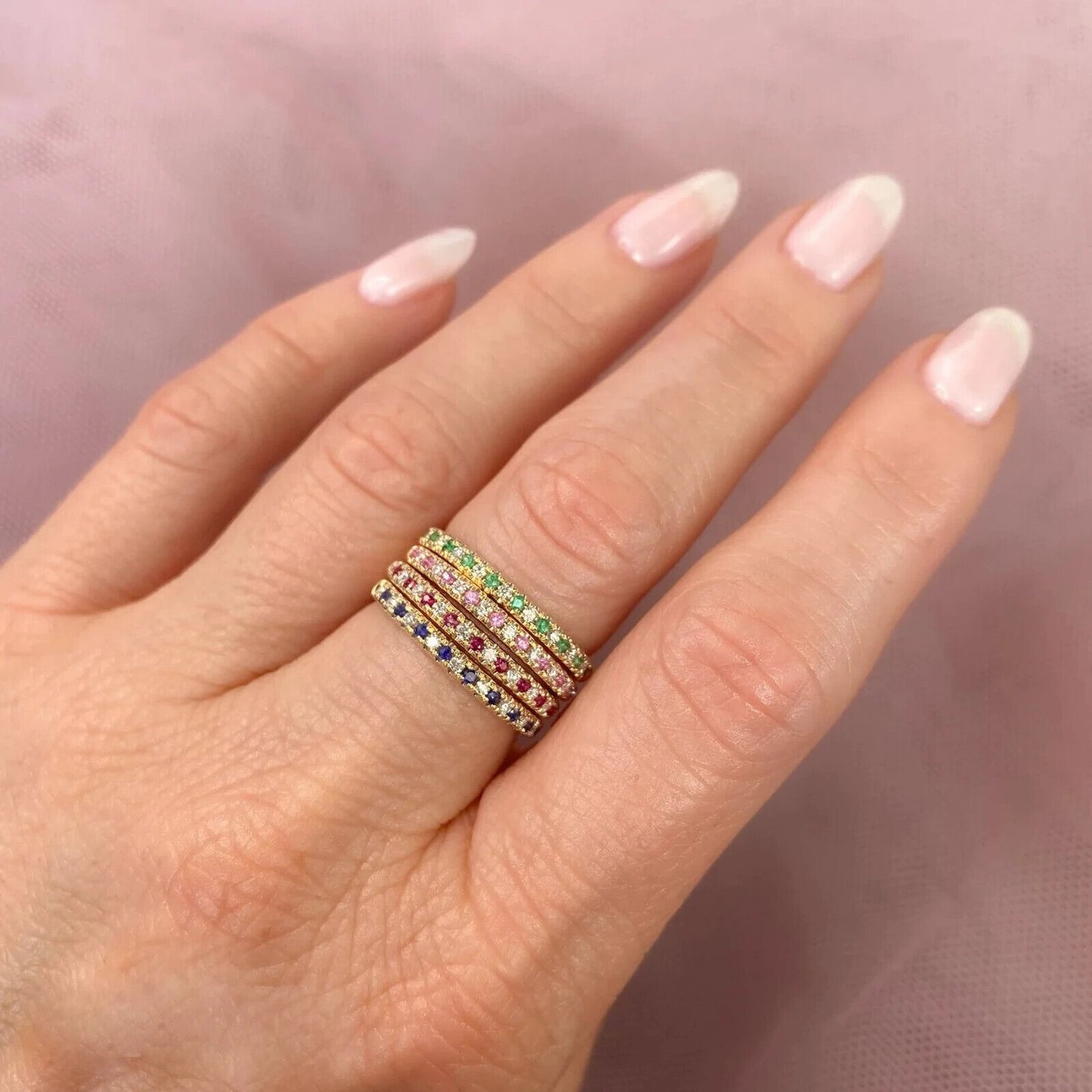 14K Gold Diamond Ruby Ring