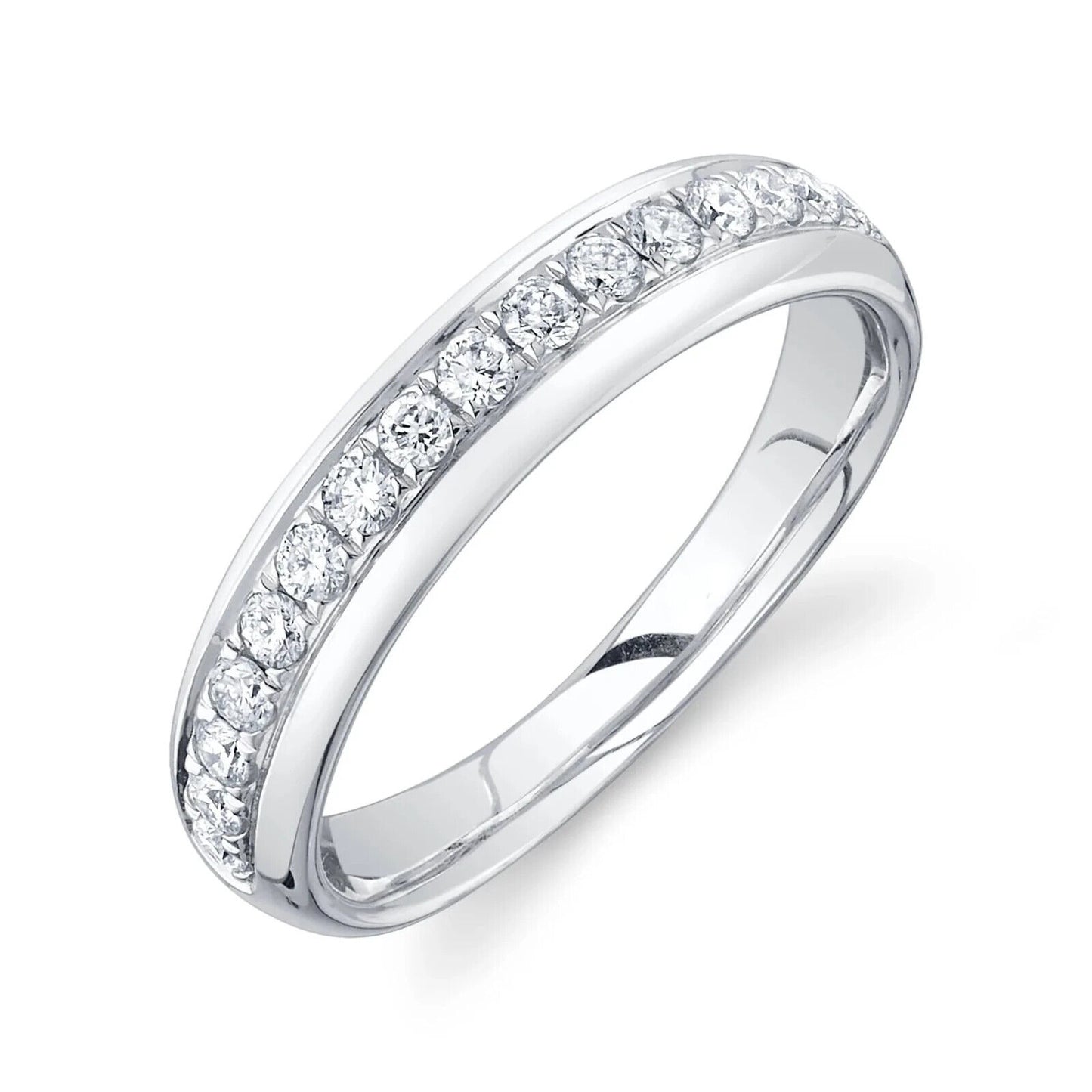 14K Gold Diamond Wedding Band Ring
