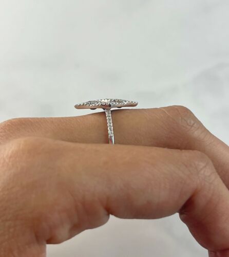 14K Gold 1.09CT Diamond Marquise Cocktail Ring