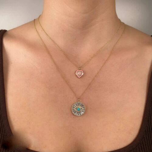 14K Gold Heart Necklace