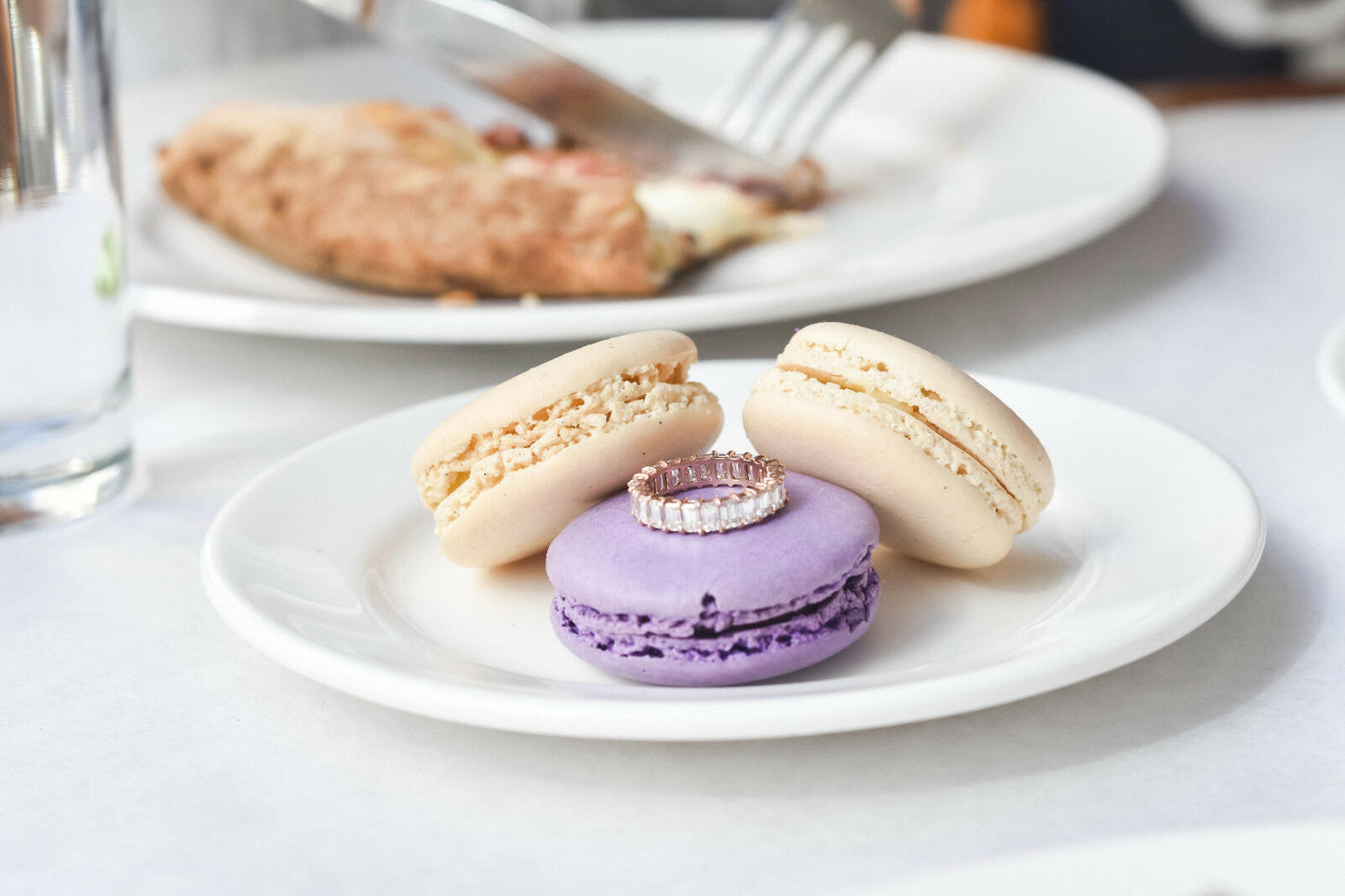 18K Gold 4.46 CT Emerald Cut Diamond Eternity Anniversary