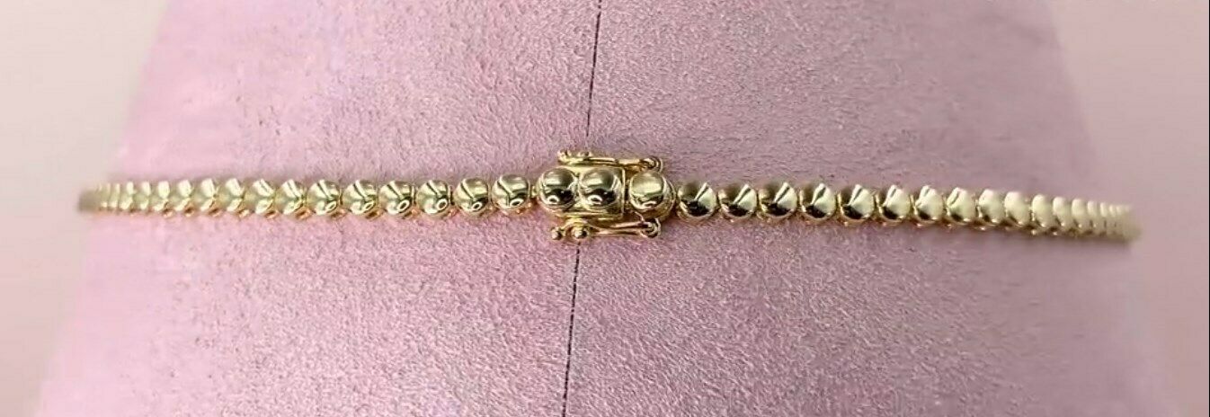 Diamond Bezel Tennis Necklace 14k Yellow Gold Natural Round Cut 3.53ct F VS2