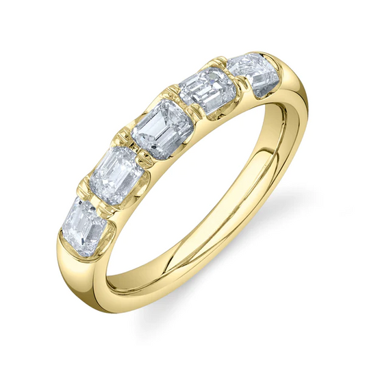 14K Gold Diamond Band Ring