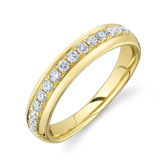 14K Gold Diamond Wedding Band Ring