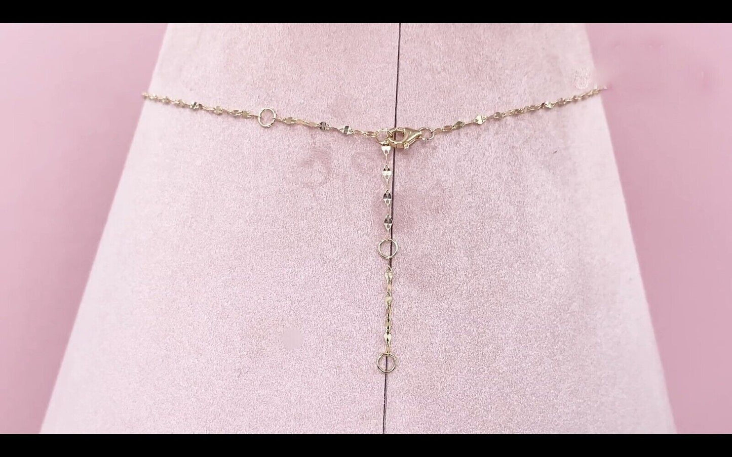 14K Gold Diamond Cross Pendant Necklace