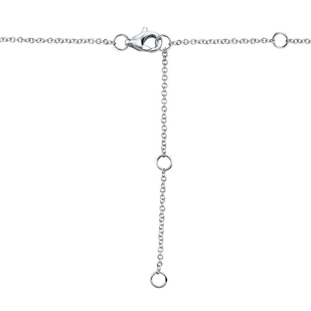 14K Gold Diamond Circle Pendant Necklace