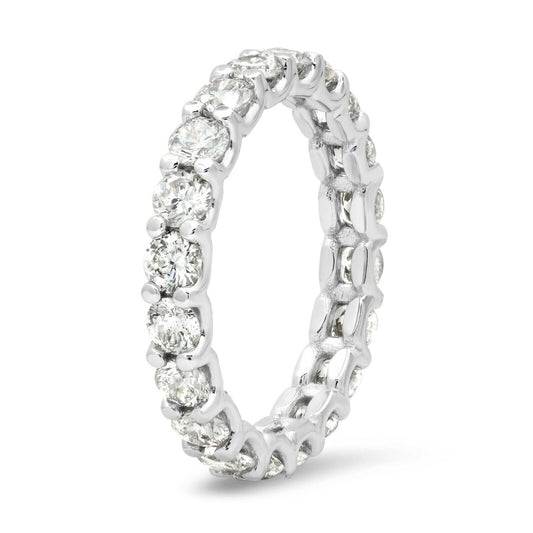18K White Gold Diamond Eternity Ring