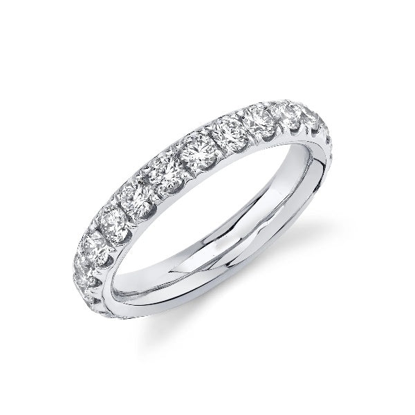14K Gold 2.00CT Diamond Eternity Ring Engagement Round Cut