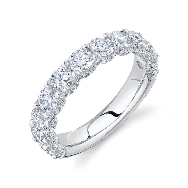 14K Gold 2.43CT Diamond Wedding Band Engagement Ring Anniversary Round