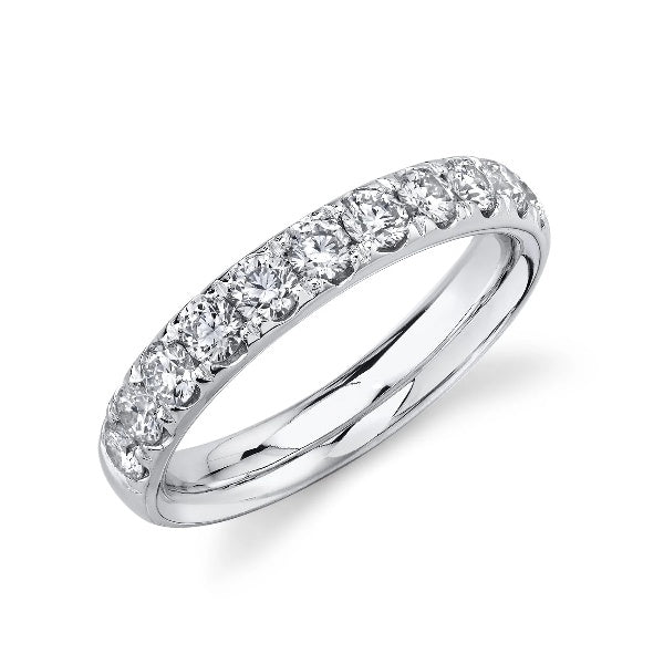 14K Gold 0.90CT Natural Round Cut Diamond Wedding Band Ring