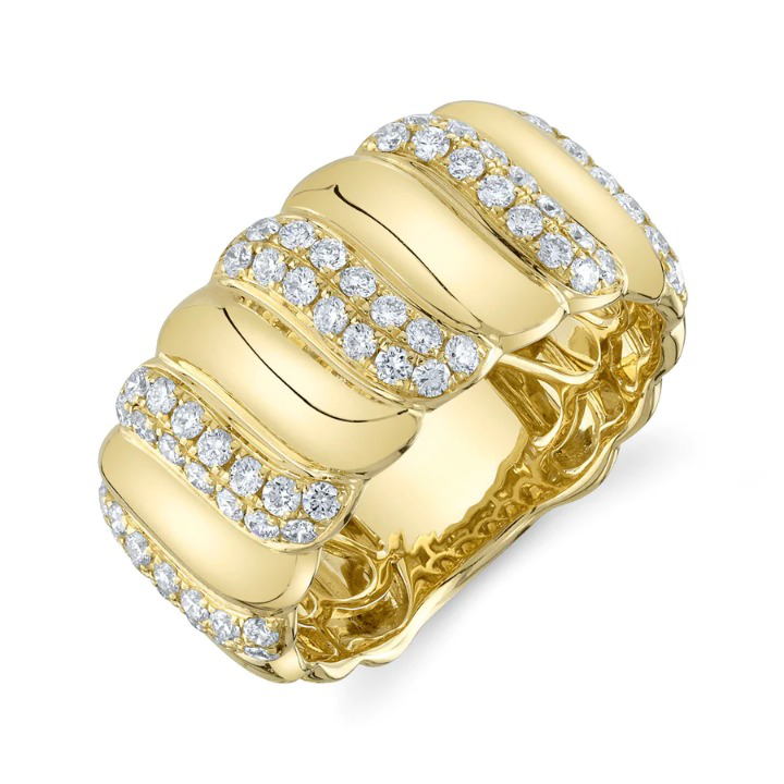 14K Gold 0.75 CT Diamond Cocktail Ring