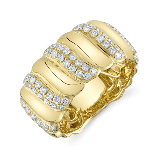 14K Gold 0.75 CT Diamond Cocktail Ring