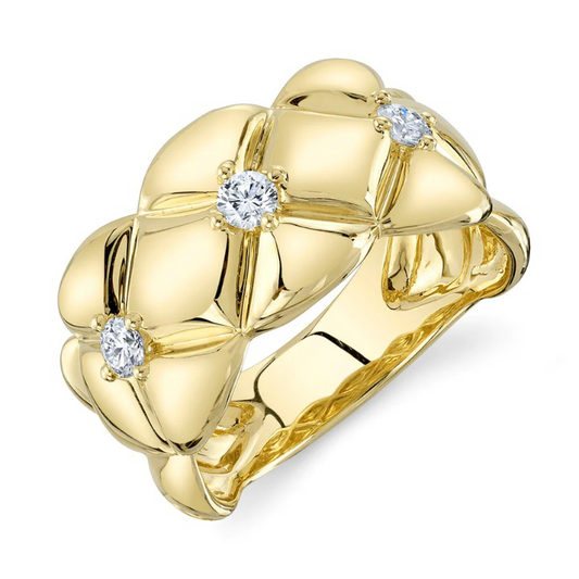 14K Gold 0.25 CT Diamond Cocktail Ring