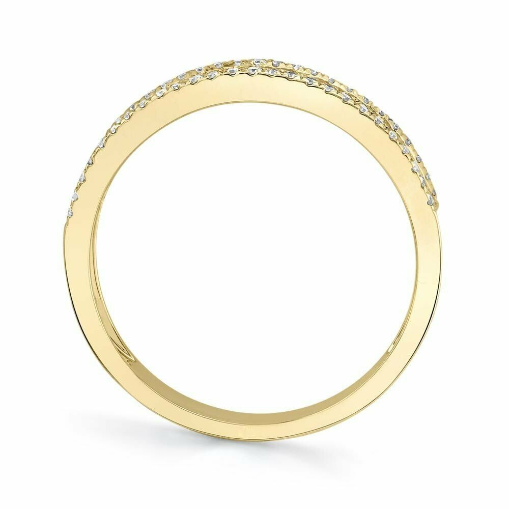 14K Gold 0.63CT Baguette Cut Diamond Channel Set Band Wedding Ring